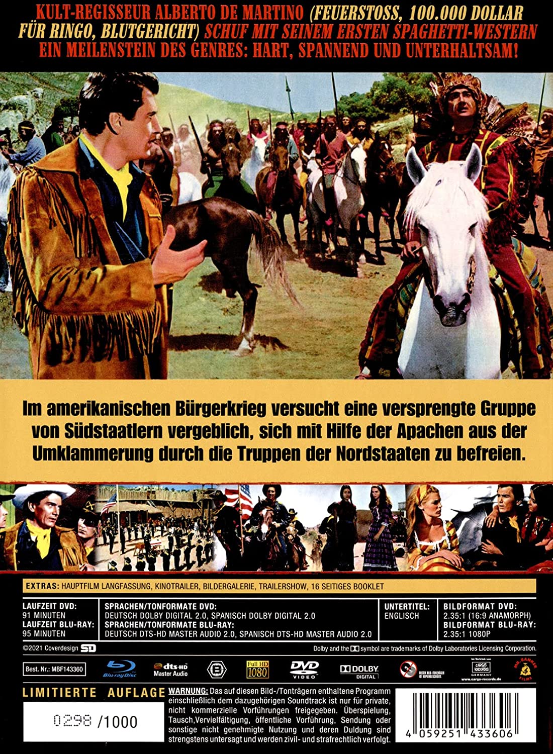 Vergeltung am Wichita-Pass - Limited Mediabook - Cover A - Blu-ray & DVD