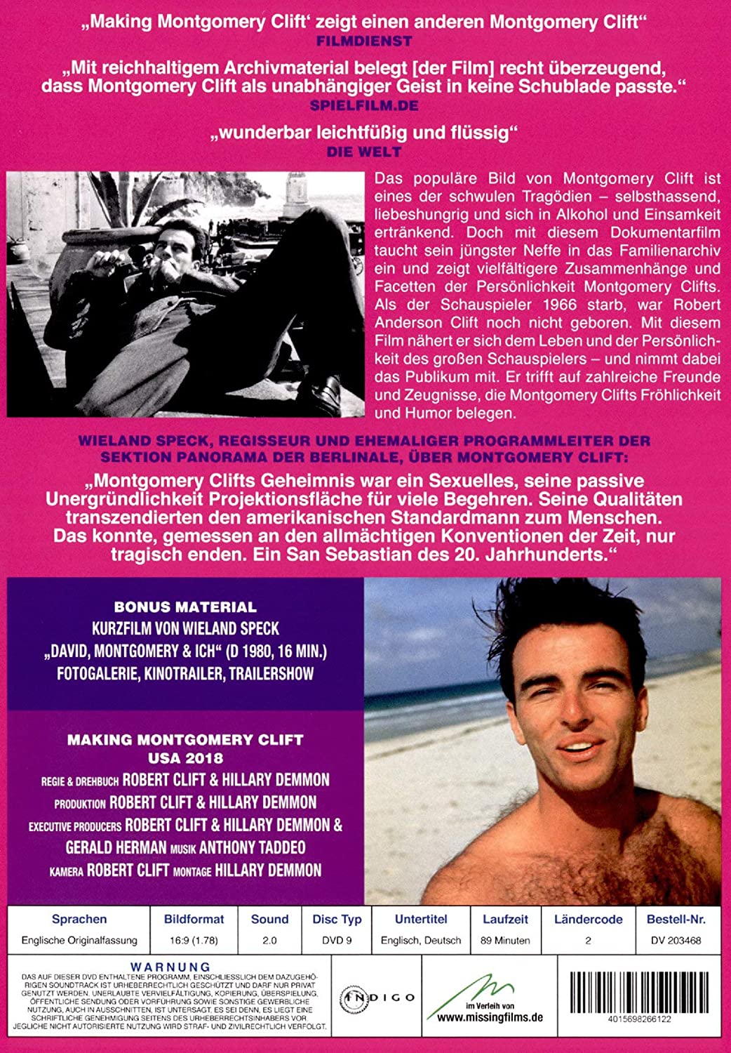 Making Montgomery Clift (OmU