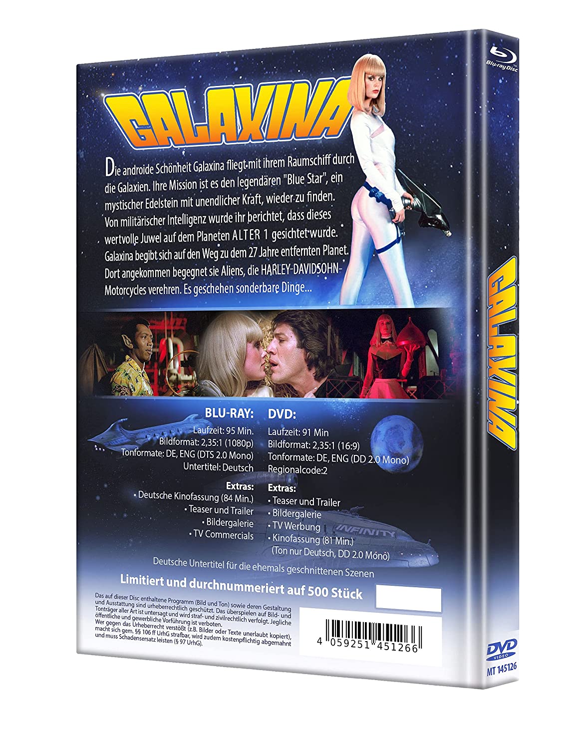 Galaxina - Limited Mediabook Edition - Cover B (limitiert auf nur 500 Stück