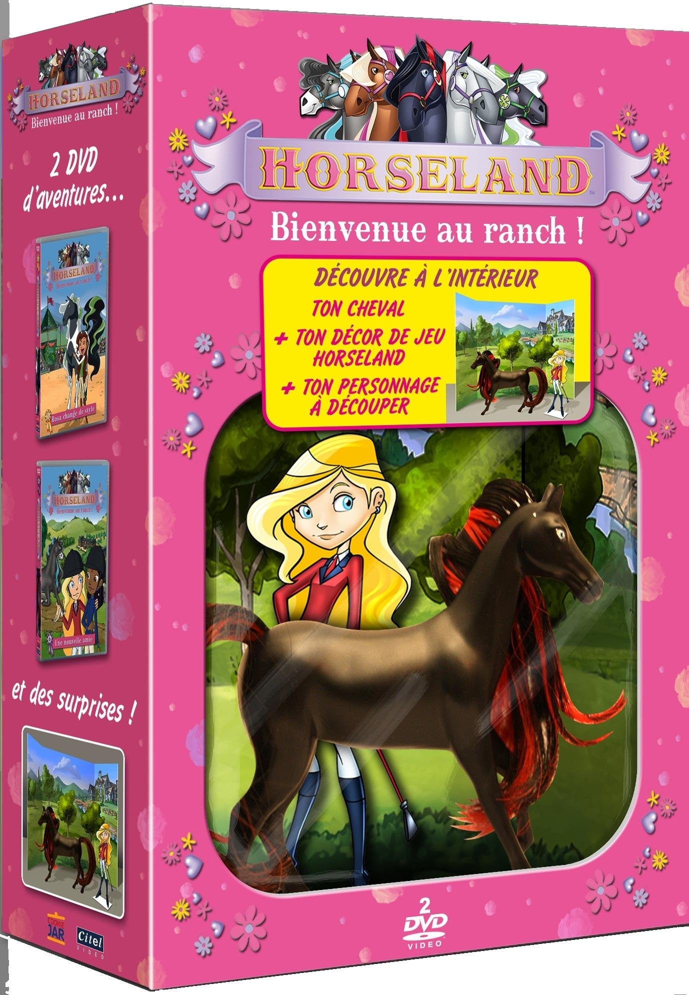 Horseland, bienvenue au ranch ! (Coffret 2 DVD + figurine cheval