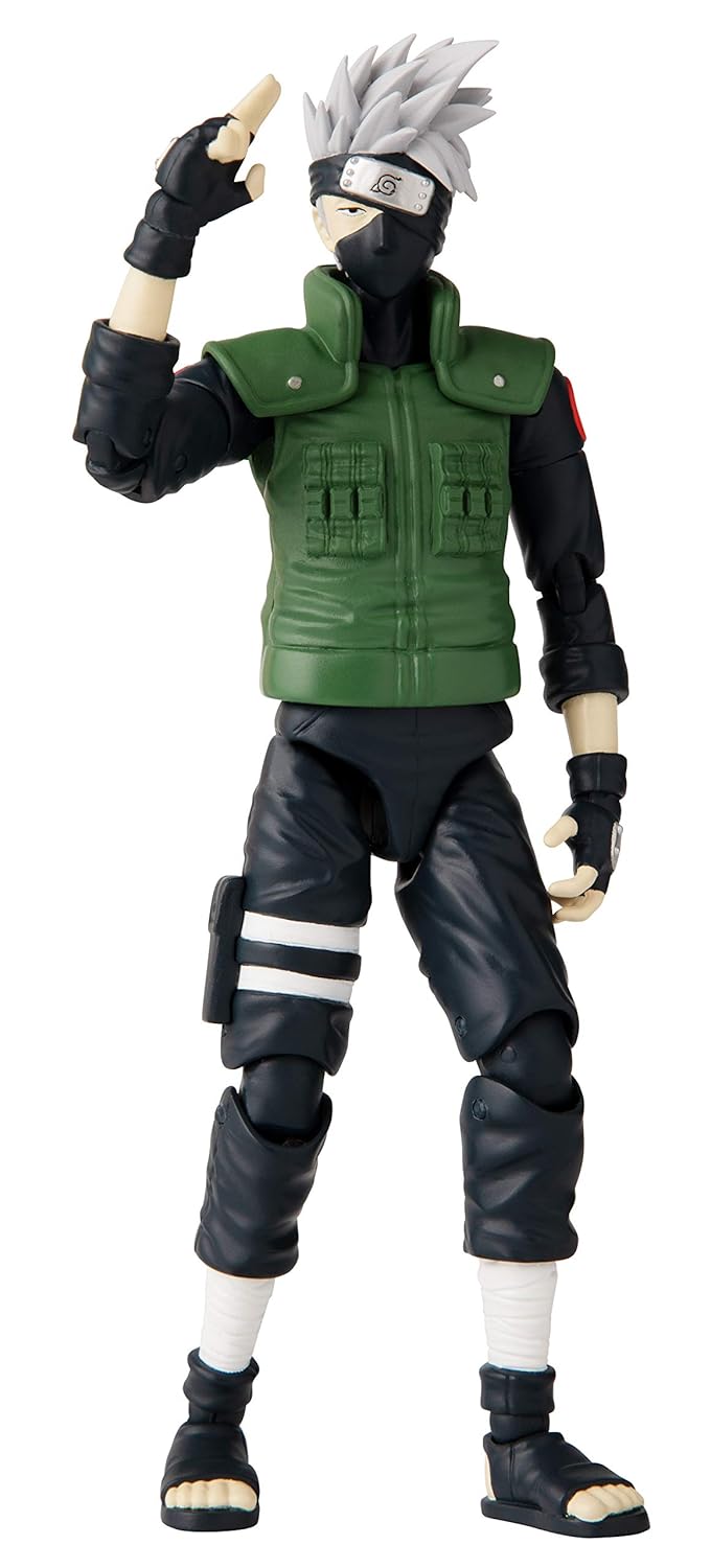 Anime Heroes Figura de Accion Kakashi - Naruto 15cm 36903 Multicolor & Anime Heroes Figura de Accion Naruto Uzamaki - Naruto 17cm 36907 Multicolor