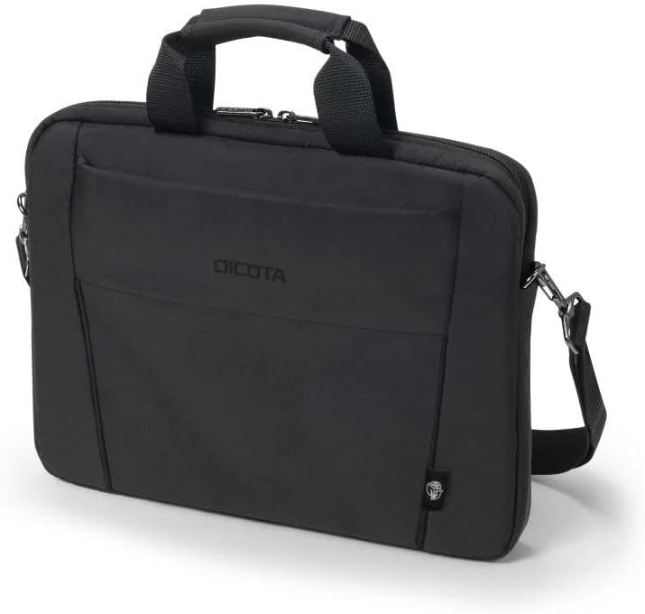 DICOTA Eco Slim Case BASE 15-15.6 - functional laptop case with protective padding, black