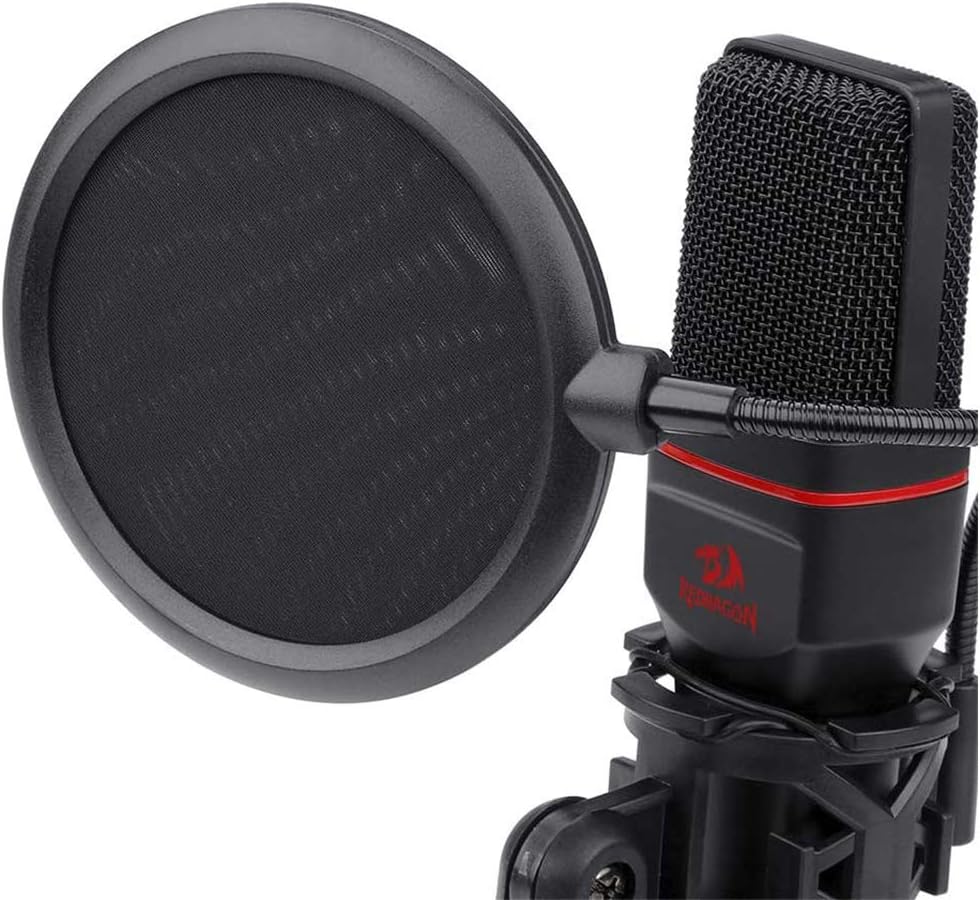Redragon Seyfert GM100 Professional Gaming Microphone with Pop Filter (3.5mm Connection