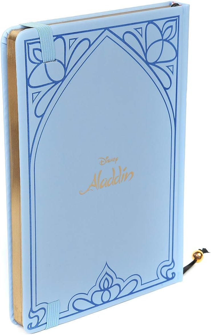 Disney Aladdin (Write Wishes Here) A5 Premium Notebook, Blauw/Zwart/Wit