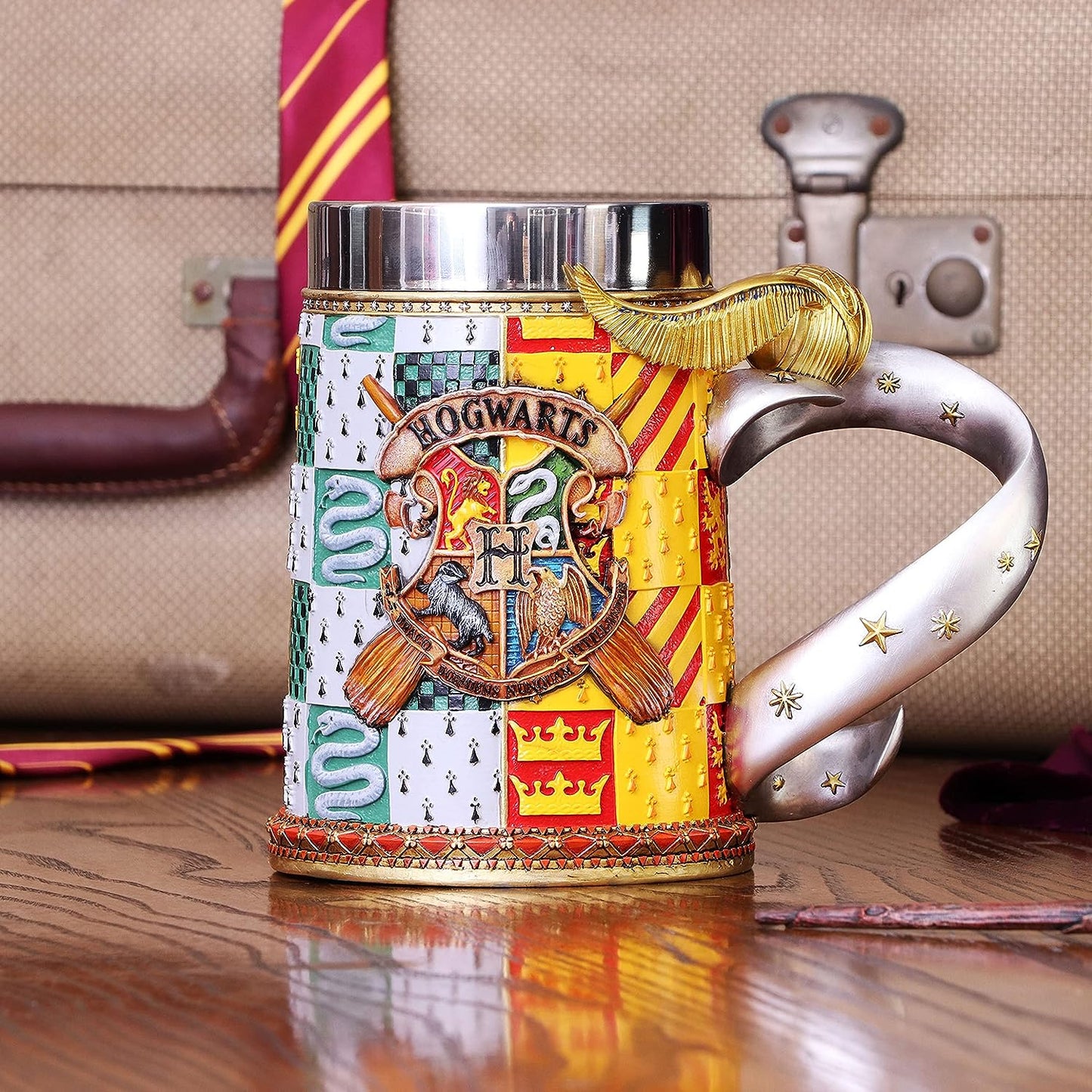 Nemesis Now Harry Potter Golden Snitch Quidditch Collectible Tankard, Resin, Yellow, 1 Count (Pack of 1