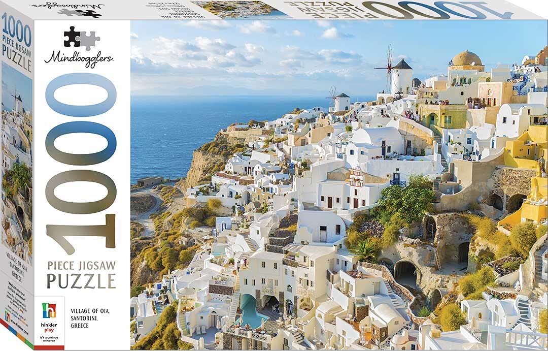 Village of Oia, Santorini, Greece 1000 Piece Jigsaw (Mindbogglers