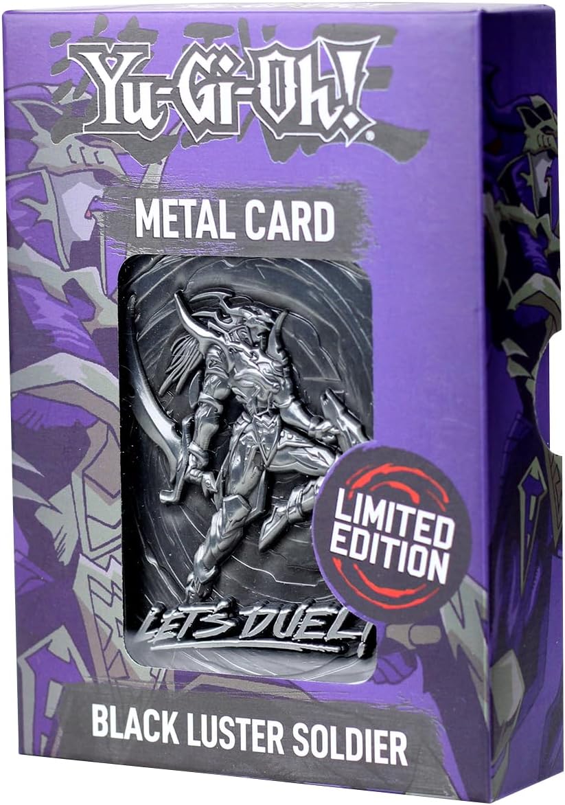 Yu-Gi-Oh! Limited Edition Black Luster Soldier Collectible Metal Card