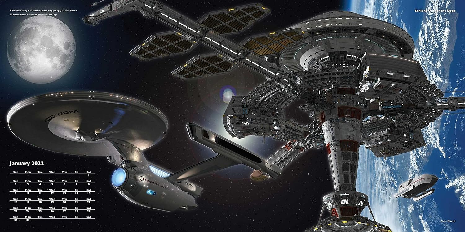 Star Trek Ships of the Line 2022 Wall Calendar
