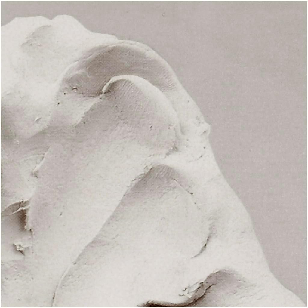 Creativ Company Argilla autoindurente, Bianco, 1 kg