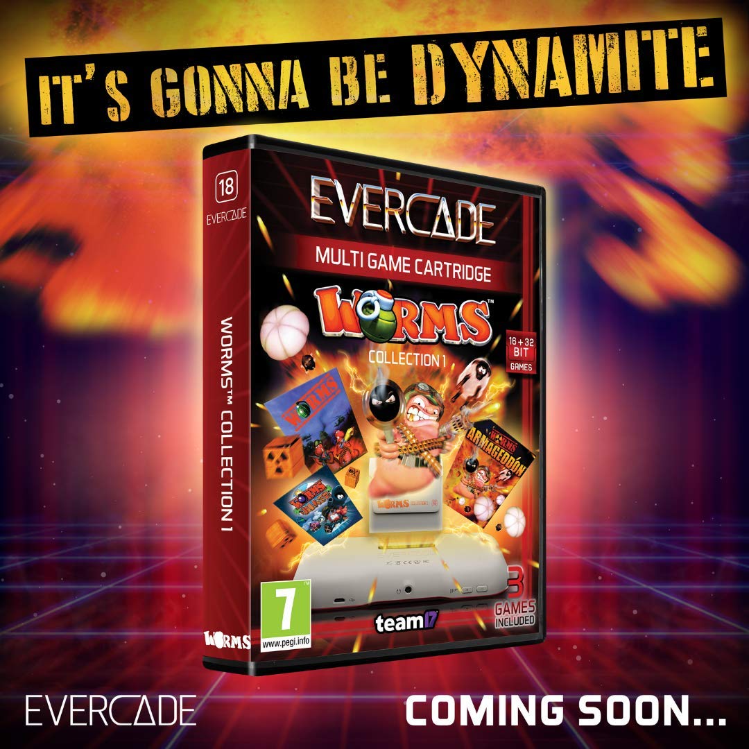 Evercade Worms Collection 1 Cartridge (Electronic Games