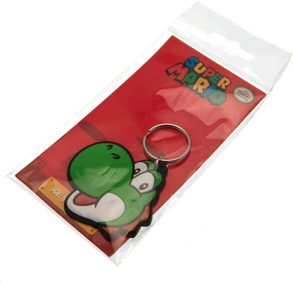 Pyramid International Super Mario (Yoshi) Rubber Keychains, Green, One Size