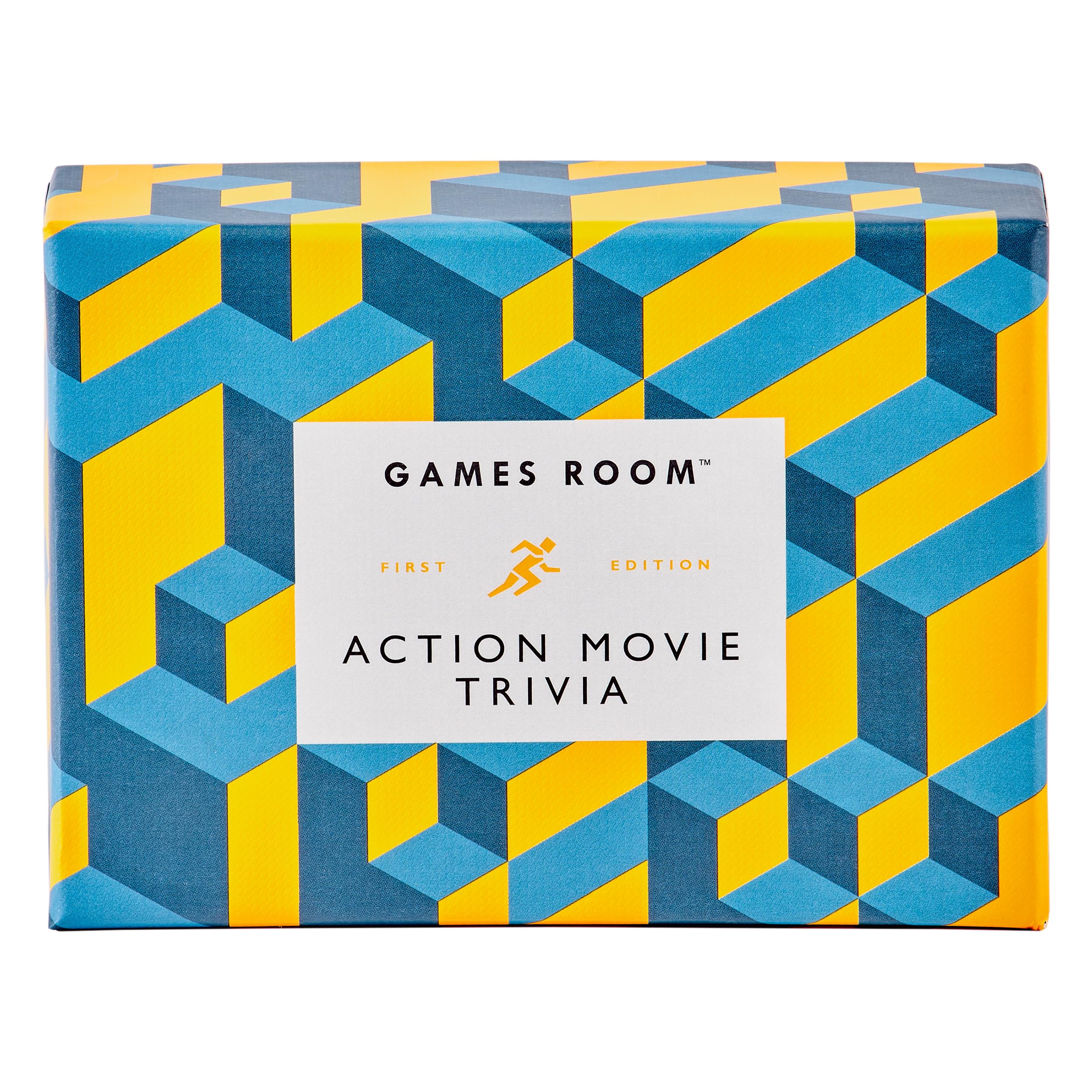 Games Room Action Movie Trivia Card Game – Trivia Games for Adults and Kids – 2+ Players – Includes 140 Unique Question Cards – Fun Quiz Cards That Make a Great Gift
