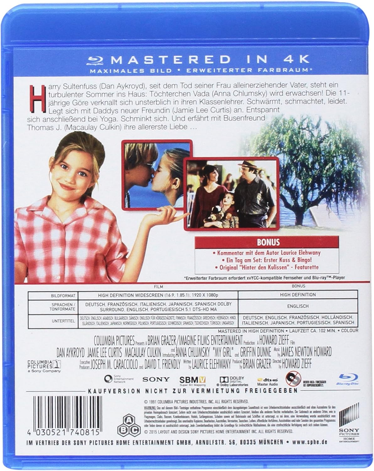 My Girl - Meine erste Liebe (Blu-ray