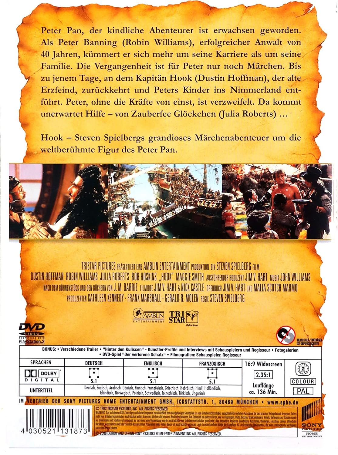 Hook (DVD