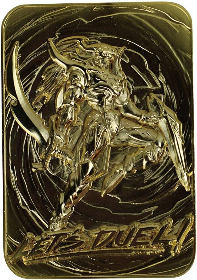 Fanattik KON-YGO25G Yu-Gi-Oh-Limited Edition 24K Gold Plated Collectible Black Luster Soldier