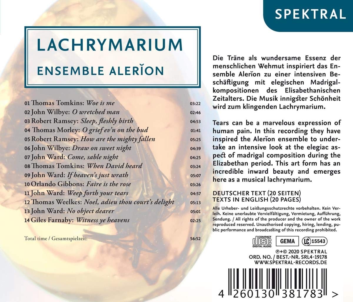 Lachrymarium - Madrigale
