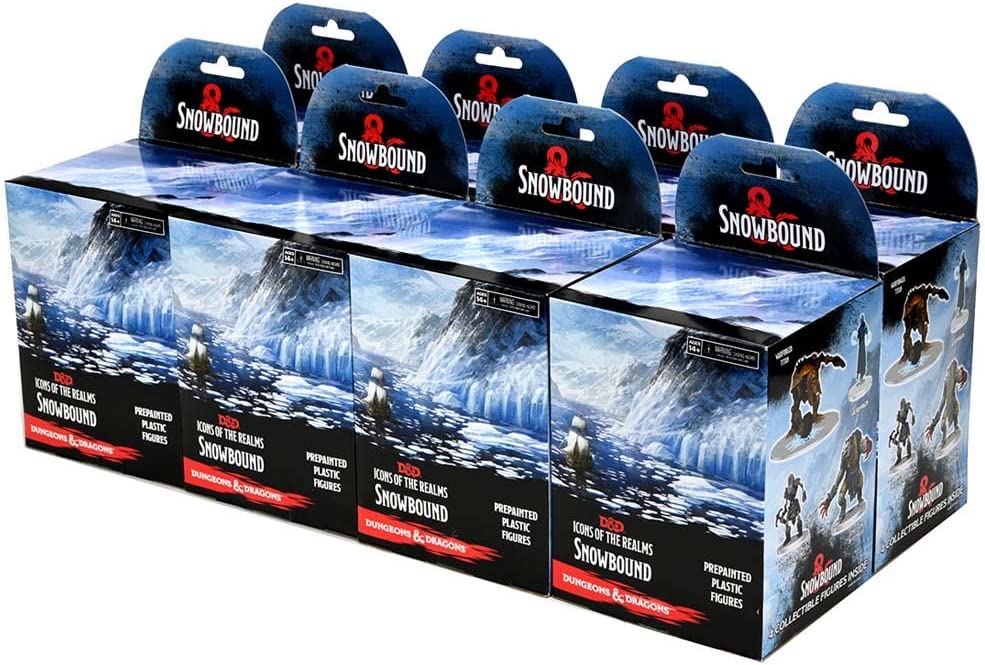 WizKids D&D Icons of the Realms Miniatures: Snowbound 8 ct. Brick (Set 19