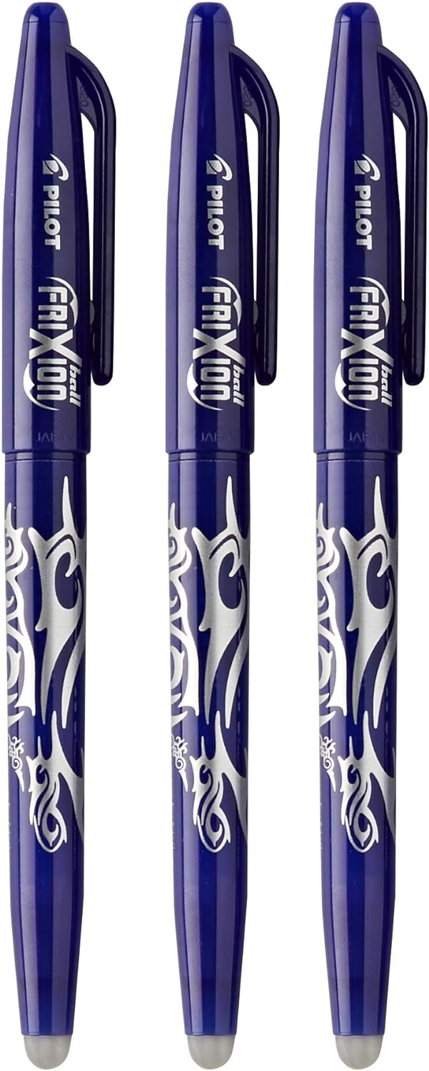 Pilot Frixion Erasable Rollerball 0.7 mm Tip, Blue (Pack of 1)