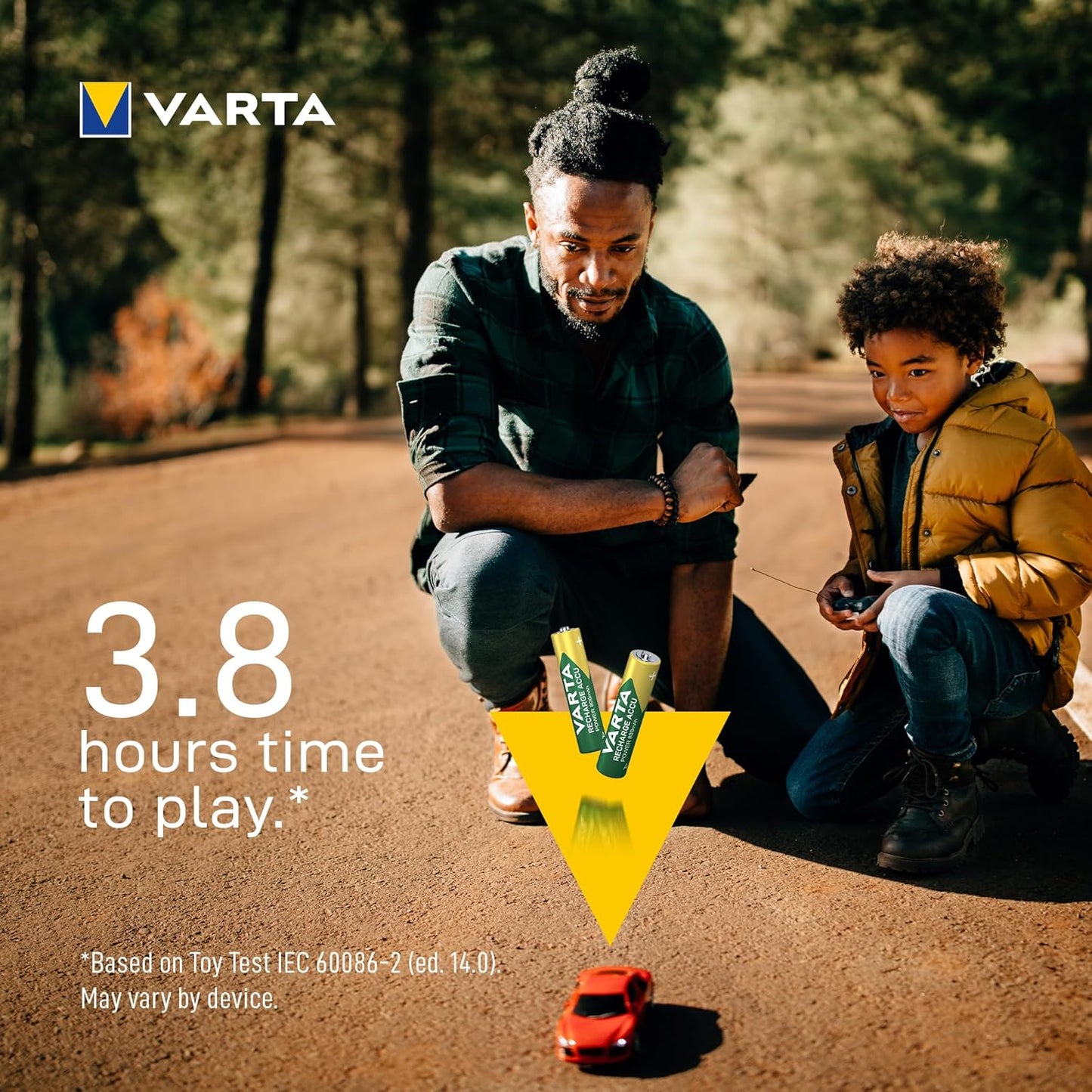 VARTA Ready2Use pre-charged rechargeable AA Mignon Ni-Mh battery, 2-pack, 2,600 mAh - rechargeable without memory effect - ready for immediate use