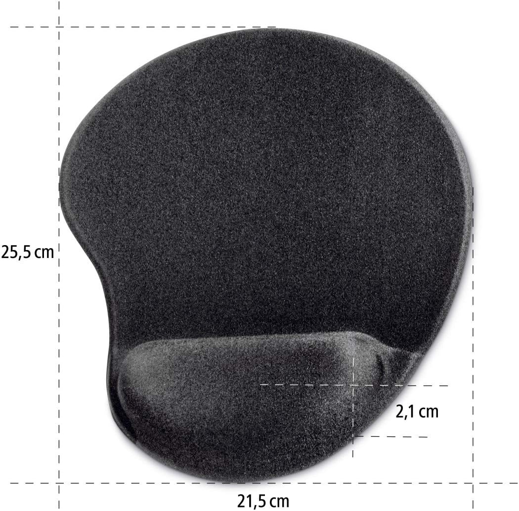 hama Mauspad Ergonomic schw