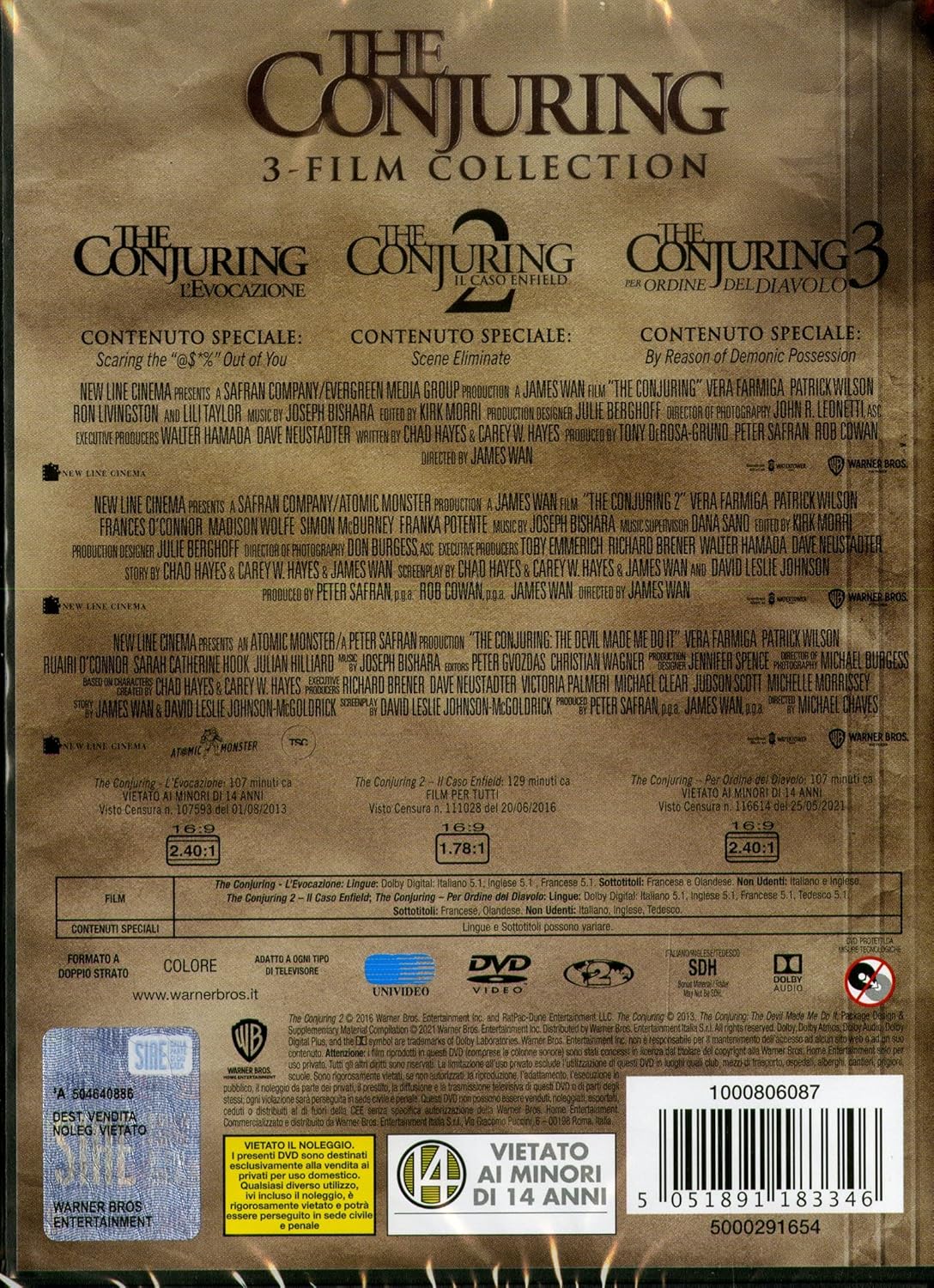 The Conjuring Coll. (Box 3 Dv