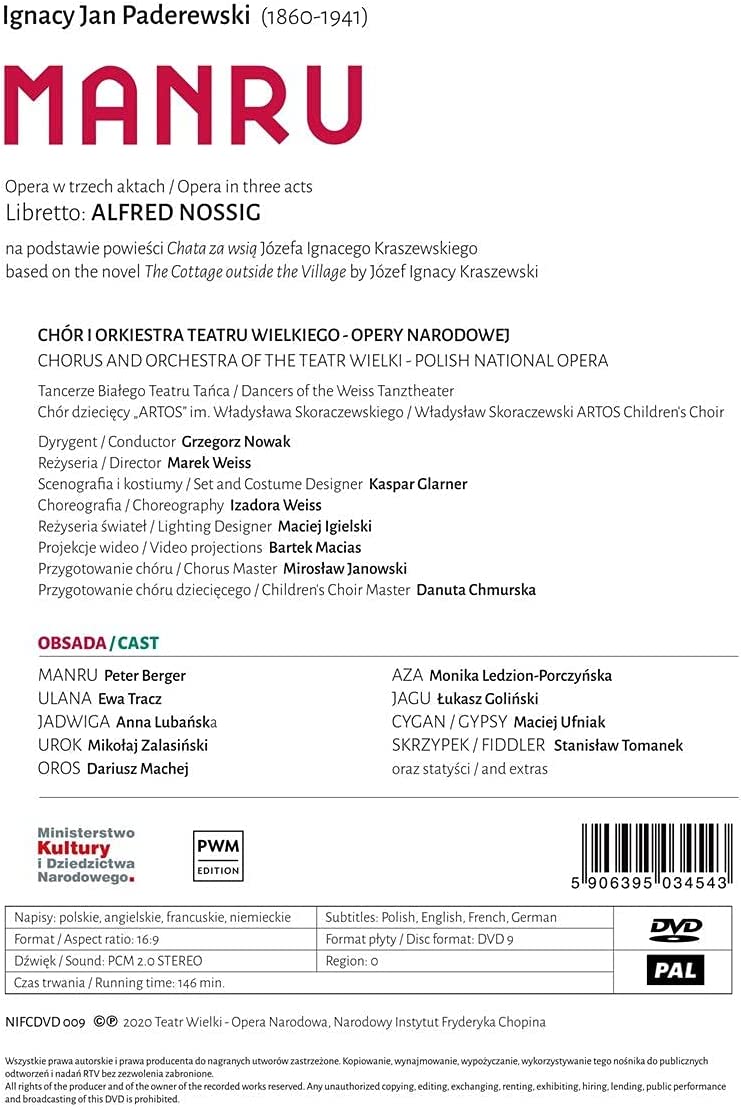 Ignacy Jan Paderewski: Manru