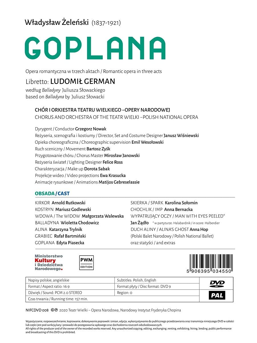 Wladyslaw Zelenski: Goplana