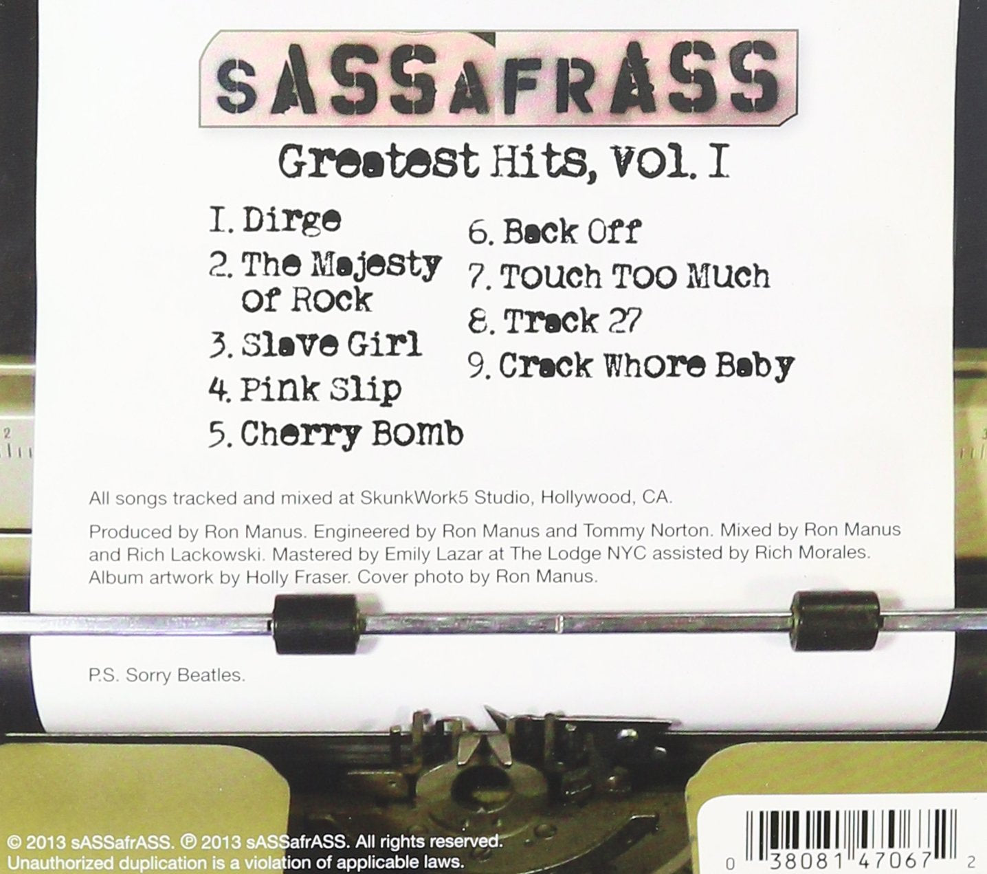 Greatest Hits, Vol. 1 Explicit Lyrics