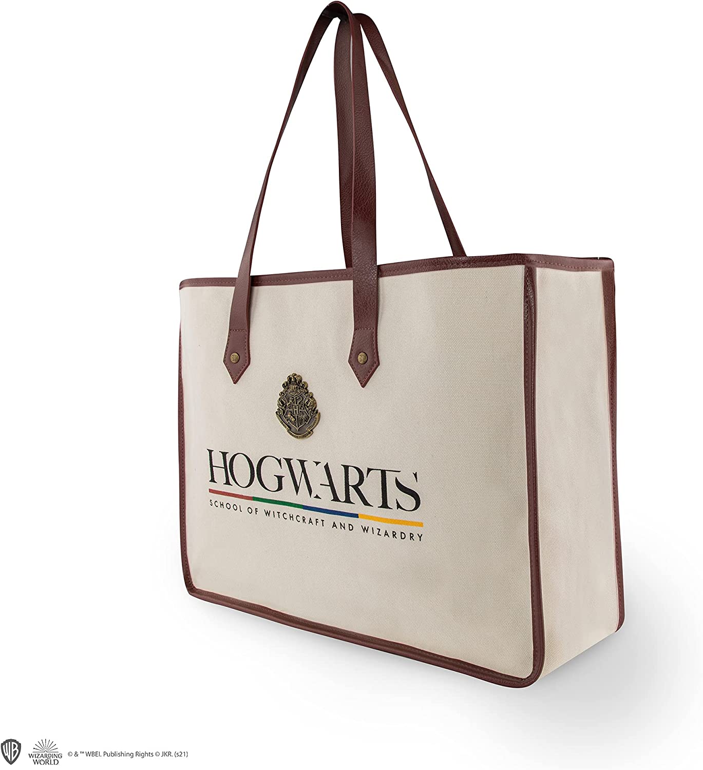 Cinereplicas Harry Potter - Shopping Bag Hogwarts Canvas - Official License