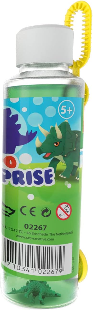 Ses Creative Children's Mega Bubbles Solution Bottle With Bubble Wand And D