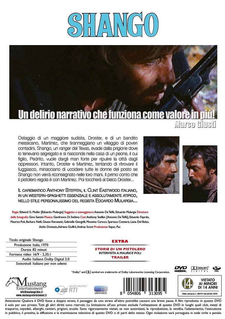 Shango, la pistola infallibile ( DVD)