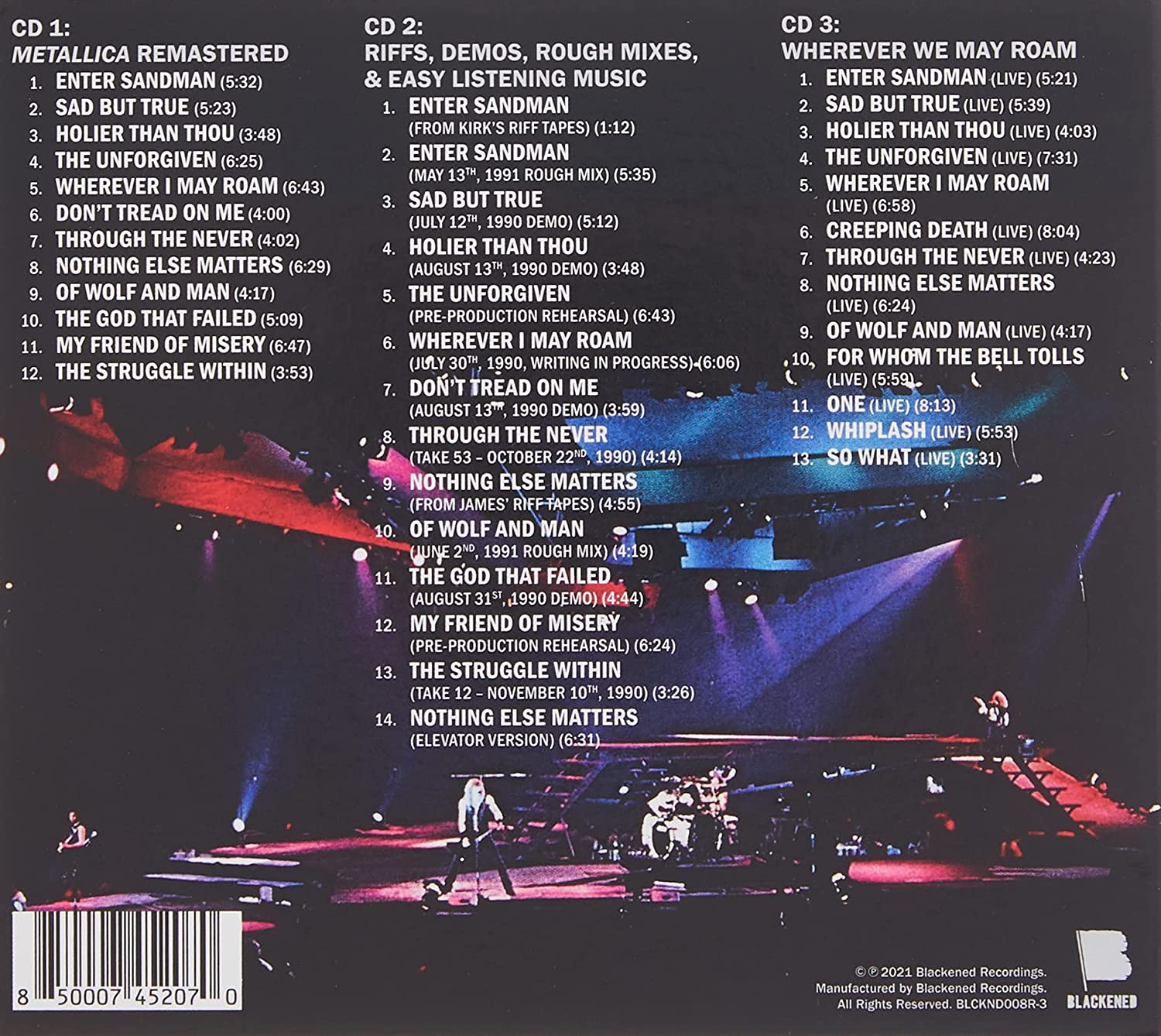 Metallica Remastered Expanded Edition