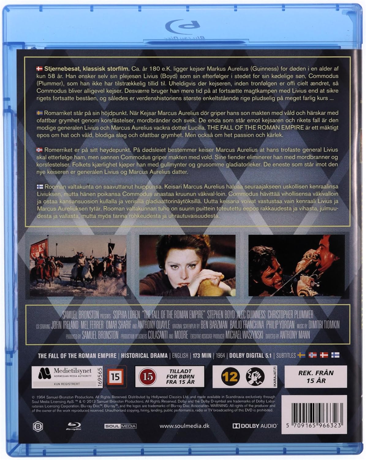The Fall of the Roman Empire/The Fall of the Roman Empire (1964) (Blu-Ray