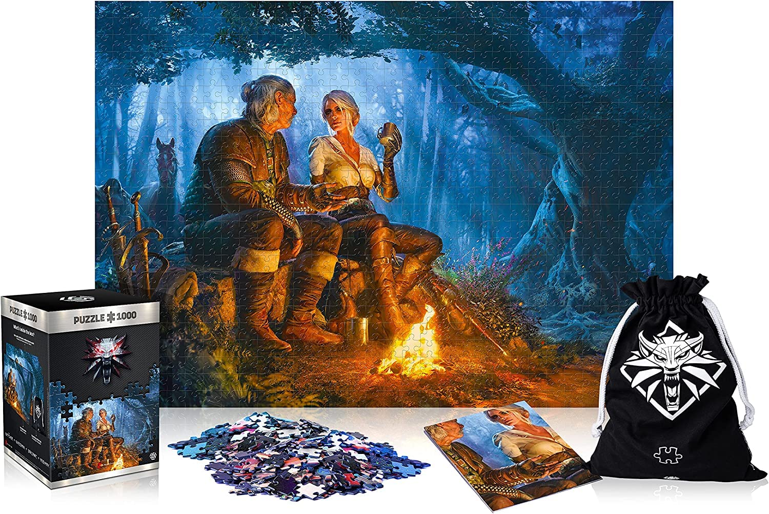 Good Loot 1101074 Geralt Puzzle, Witcher Journey of Ciri, 1000 pcs