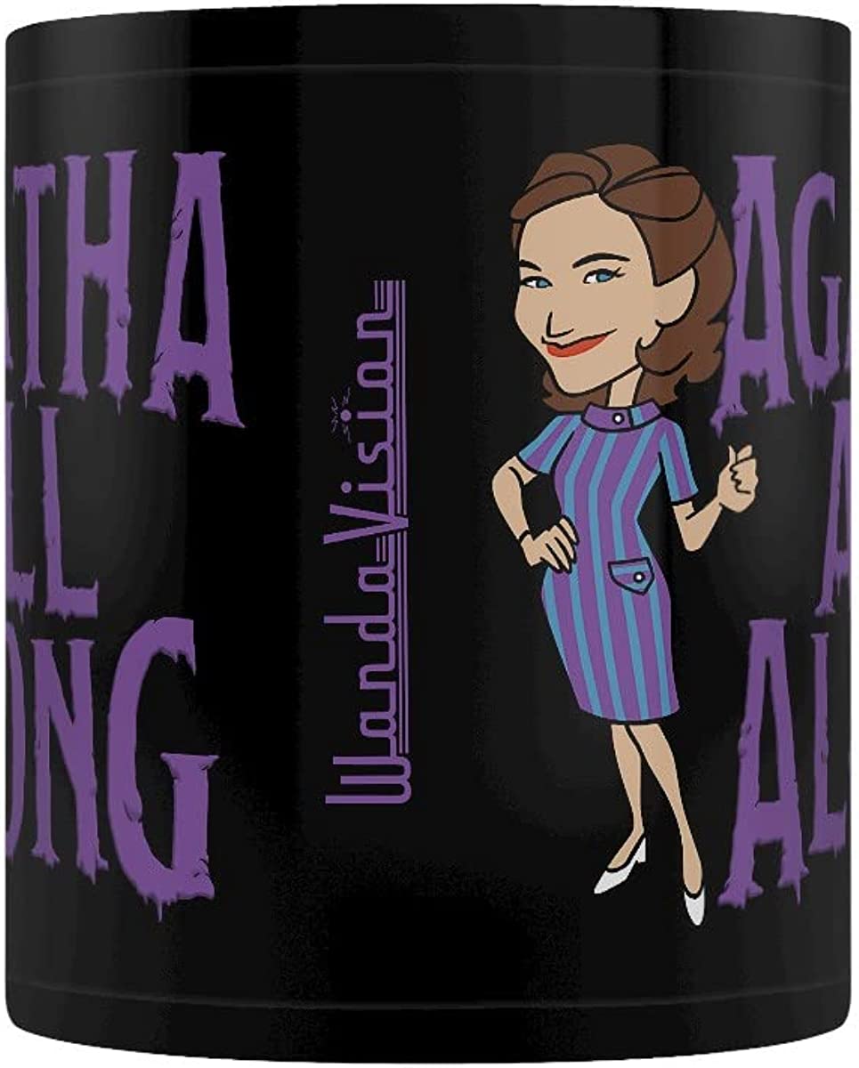 WandaVision All Along Agatha Mug (One Size) (Black/Purple