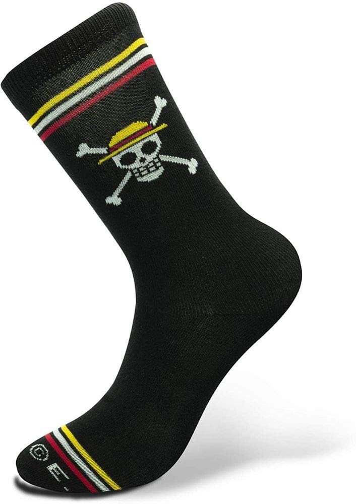 One Piece Skull One Size (38-43) Black, 70% Cotton, 27% Polyester, 3% Elastane.