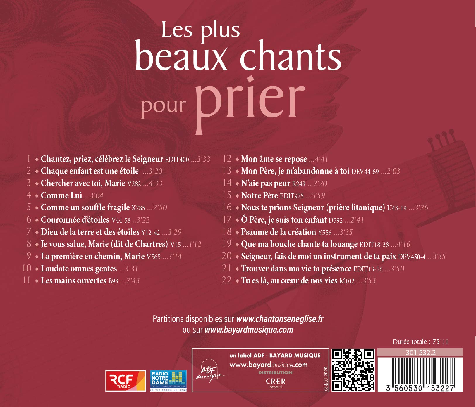 Les plus beaux chants pour prier