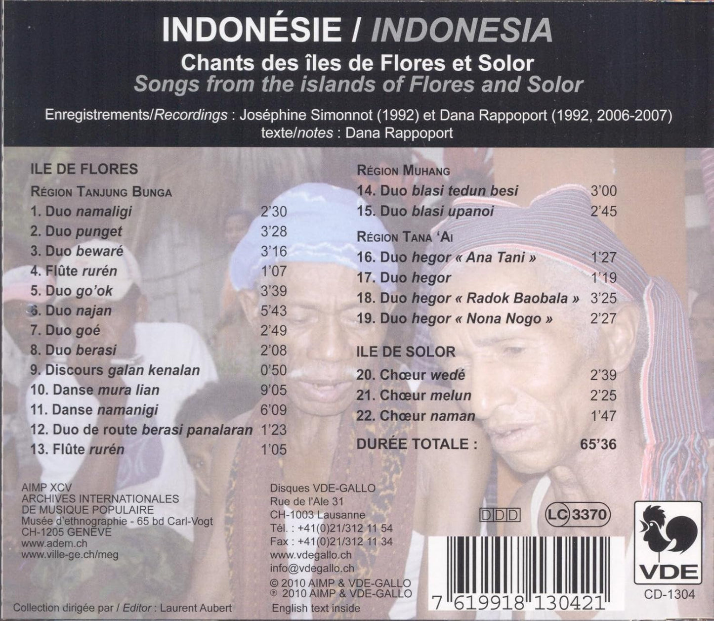 Indonesia -Songs of the Islands of Flores & Solor