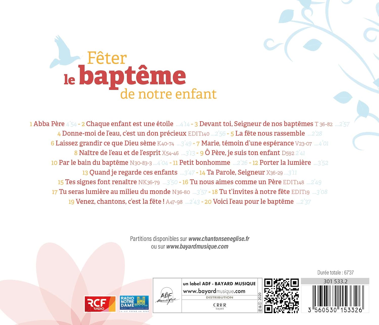 Fêter le baptême de notre enfant