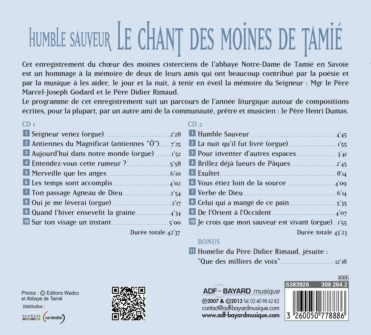 Le Chant Des Moines de Tamie