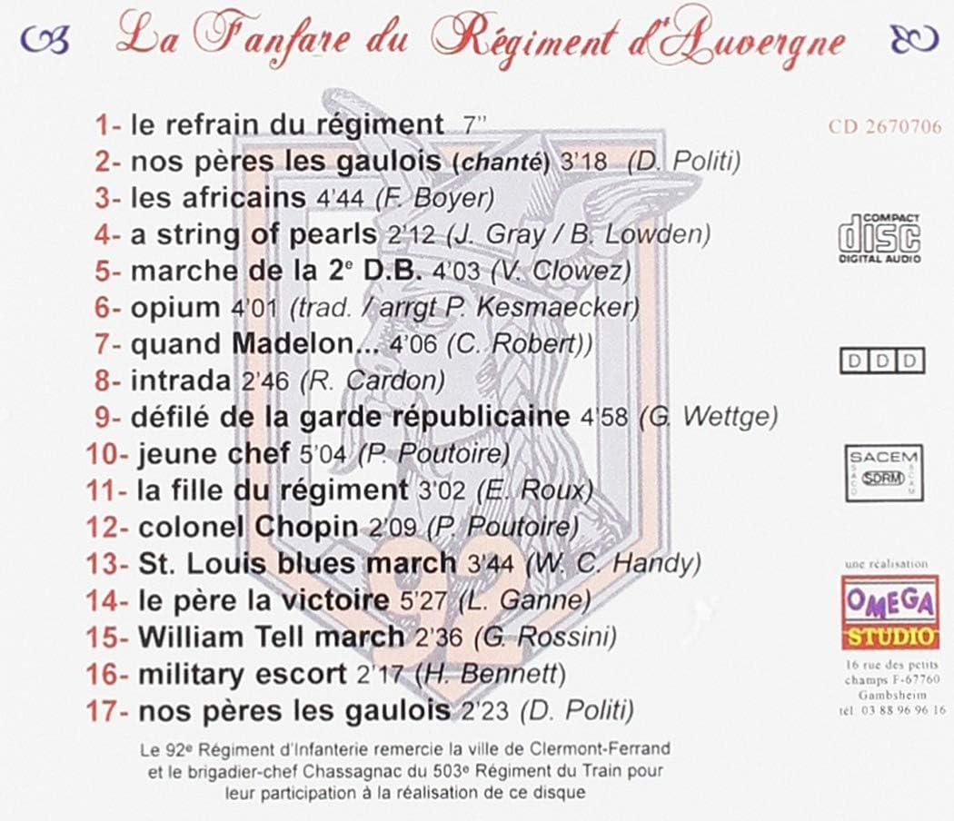 La Fanfare Du Régiment Dauvergne