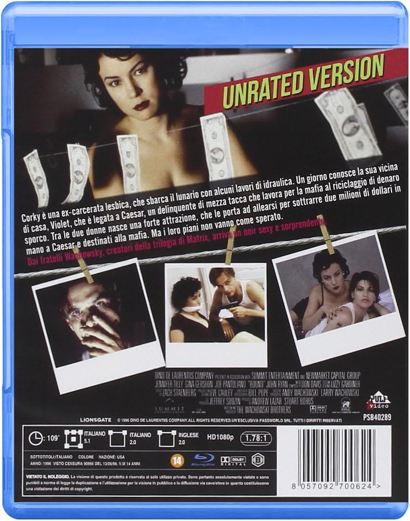 bound - torbido inganno (blu-ray) blu_ray Italian Import
