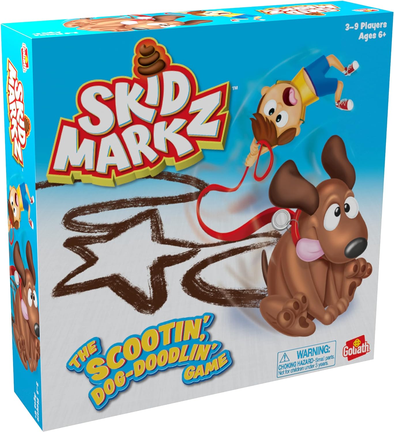 Goliath Games - Skid Markz, The Scootin, Dog-Doodlin Game for Kids, for 3-9 Players Ages 6+