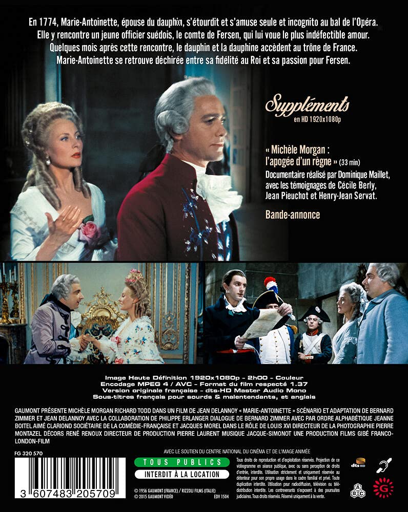 Shadow of the Guillotine (1956) ( Marie-Antoinette reine de France )