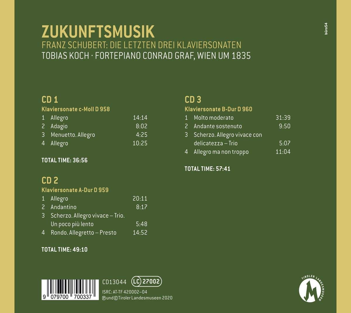 Schubert: Zukunftsmusik - Die letzten drei Klaviersonaten