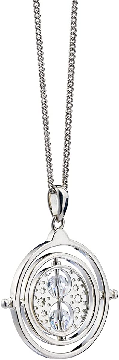 Official Licensed - Sterling Silver Swarovski Necklace (TIME Turner