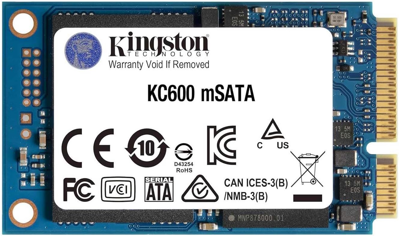 Kingston KC600 SSD 512GB SATA3 mSATA - SKC600MS/512G