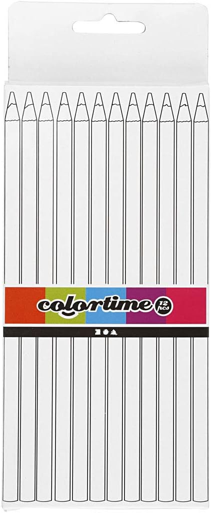 Colortime Colouring Pencils, Lead: 3 mm, L: 17 cm, Skin Colour, Basic, 12pcs