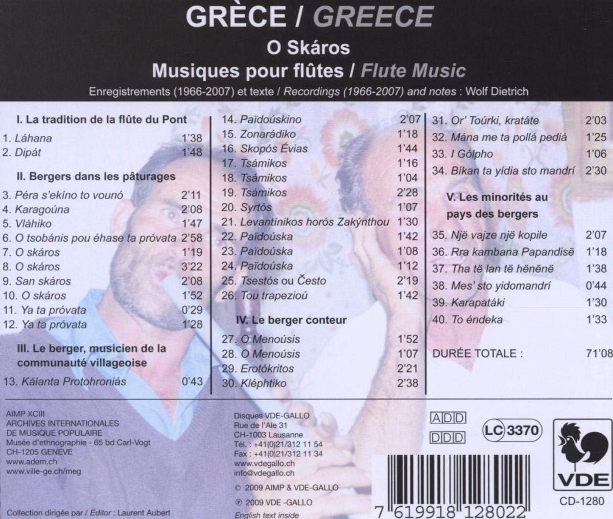 Grece/O Skaris Musiques..