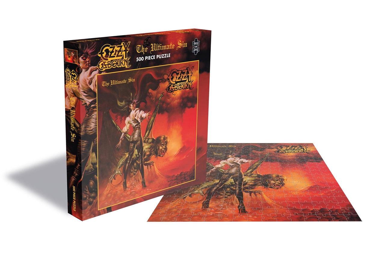 Ozzy Osbourne The Ultimate Sin (500 Piece Jigsaw Puzzle)